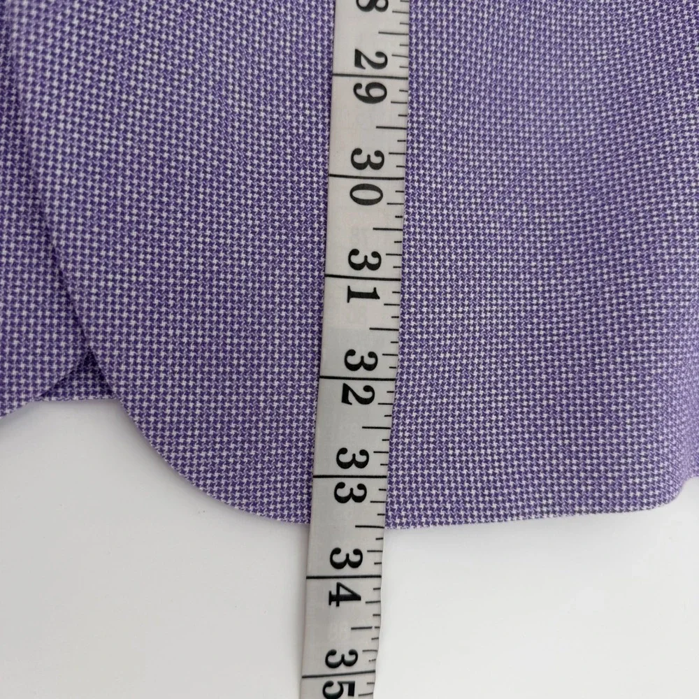 Stafford Sport Coat Mens 52R Purple Classic Fit Seasonal Textures Blazer NWT